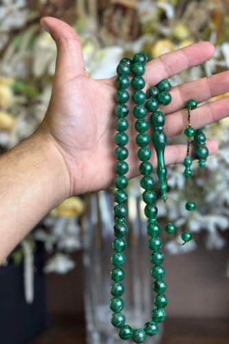 سبحة فاتوران أخضر زمردي