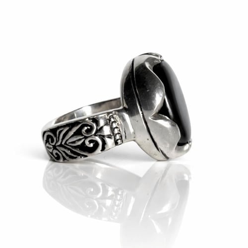 خاتم عقيق يماني شفة العبد