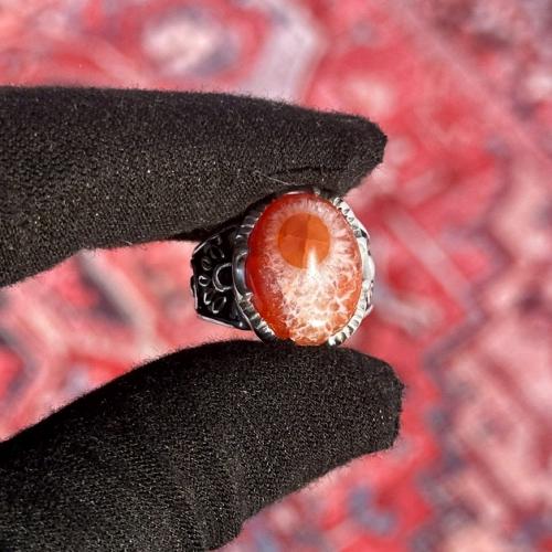 خاتم عقيق سليماني هندي