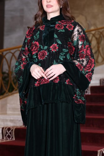 جلابيه مخمل سهره