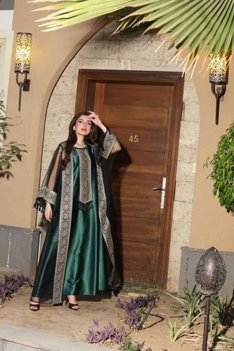 جلابيه تل بتطريز كمبيوتر