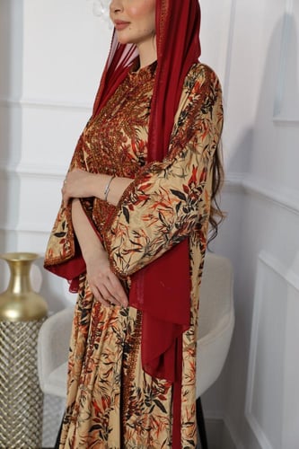 مخوار بتطريز يدوي وطرحه