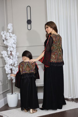 جلابيه كلفه بالصدر وتدخيلات خام شالكي