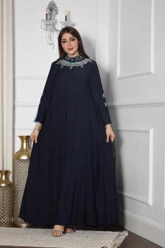 جلابيه بخام سويسري وتطريز