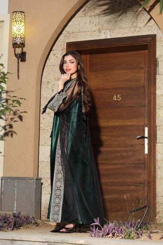 جلابيه تل بتطريز كمبيوتر