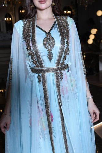 جلابيه تل سهره موردة شك يدوي