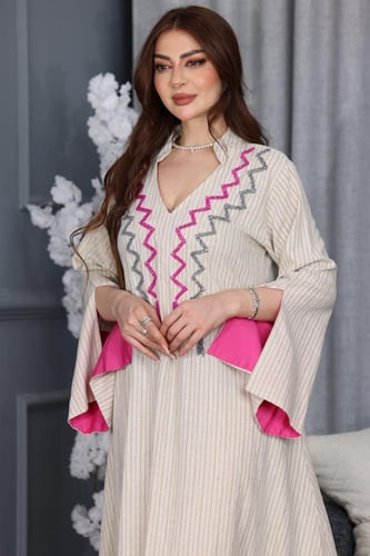 جلابيه استقبال بتطريز شك