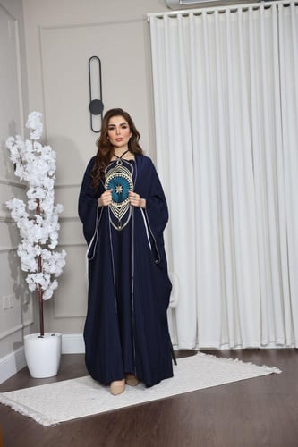 جلابيه قطعتين بتطريز كمبيوتر