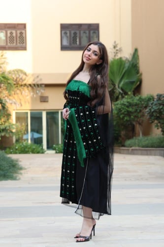 جلابيه تل اسود مخططه