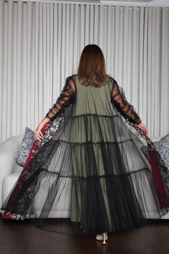 جلابية قطعتين بكلفه