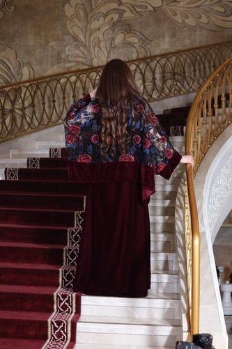 جلابيه مخمل سهره