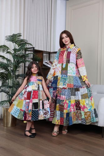 جلابيه قطن هندي بمزيج الوان بناتي