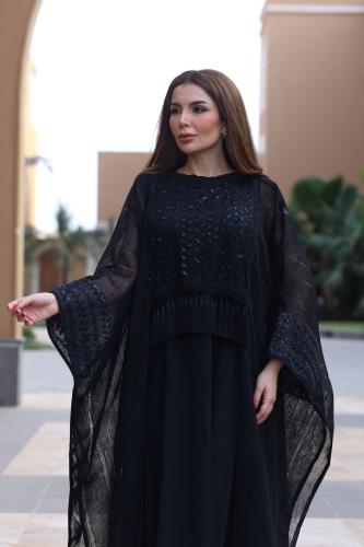 جلابيه كويتي بخام الخيش وكلفه بالصدر