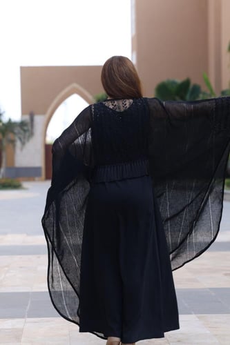 جلابيه كويتي بخام الخيش وكلفه بالصدر