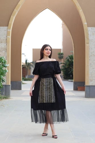 جلابيه بكلفه مطرزه