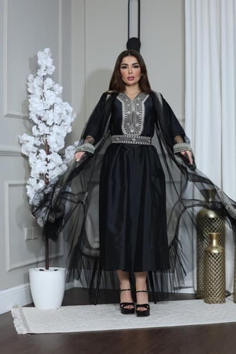 جلابيه خام تفته وتل مطرز