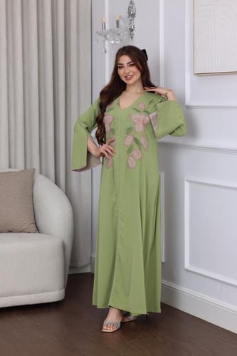 جلابيه اسنقبال بتطريز يدوي