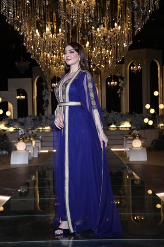 جلابيه قطعتين تل تطريز شك