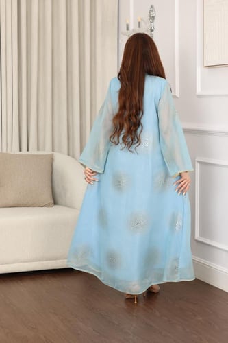 جلابية استقبال بكلفه ذهبي