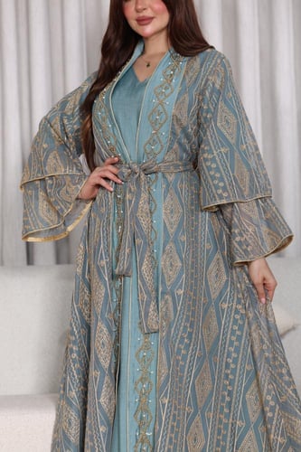 جلابيه قطعتين تطيز شك