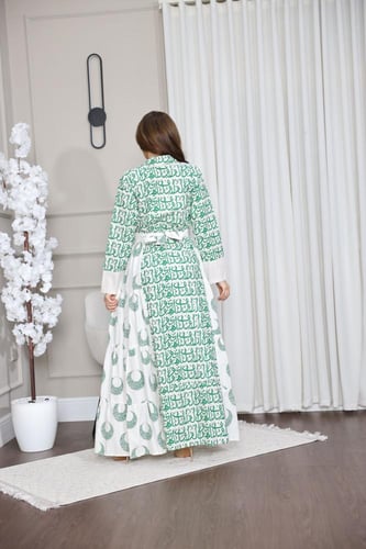 جلابيه رمضانيه بنقش الحروف العربيه