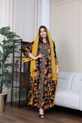 مخوار بتطريز يدوي وطرحه