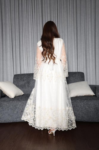 جلابيه سهره بتطريز يدوي