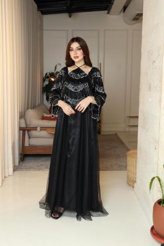 جلابيه تل بكلفه مطرزه