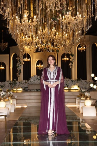 جلابيه قطعتين تل تطريز شك