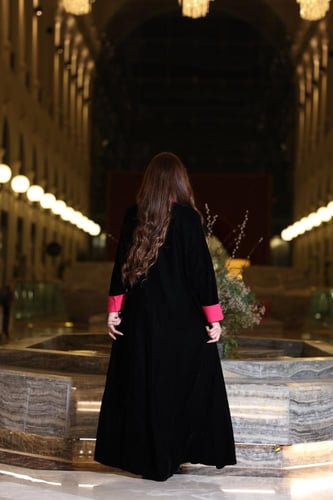 جلابيه مخمل بتطريز شك