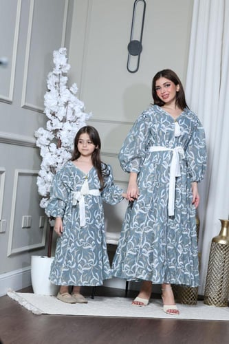 جلابيه بناتي بتطريز كمبيوتر