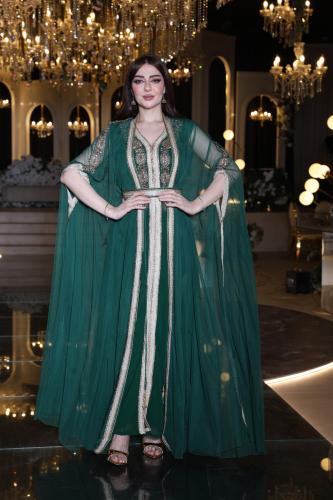 جلابيه قطعتين تل تطريز شك