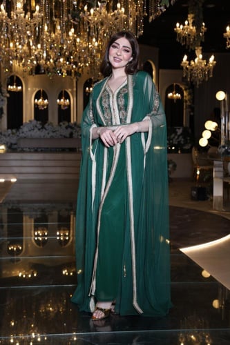 جلابيه قطعتين تل تطريز شك