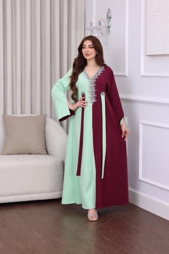 جلابيه استقبال بتطريز يدوي