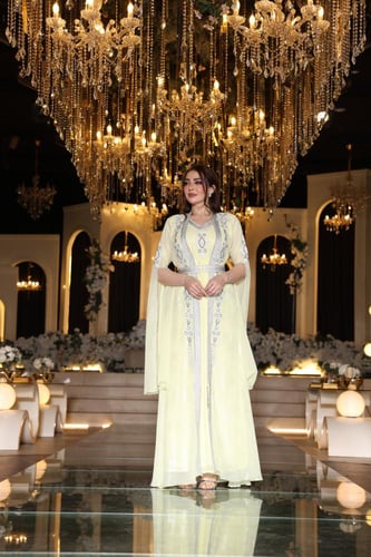 جلابيه قطعتين تل تطريز شك