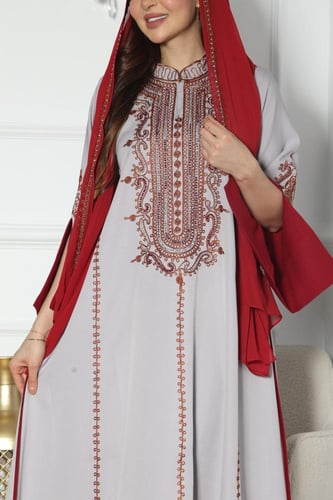 مخوار بتطريز يدوي وطرحه