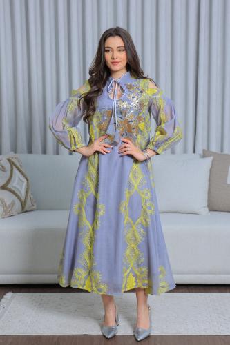 جلابيه ميد بكلفه بالصدر