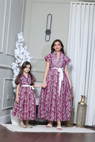 جلابيه بناتي بتطريز كمبيوتر