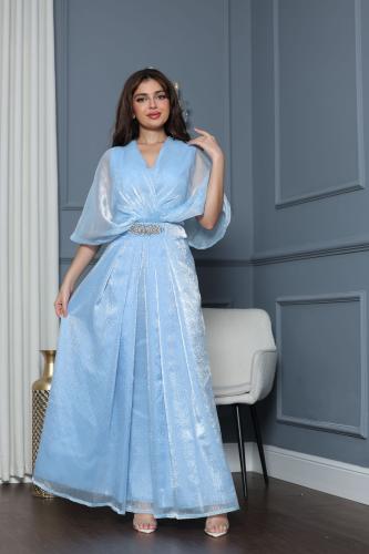 جلابيه سهره بحزام مطرز