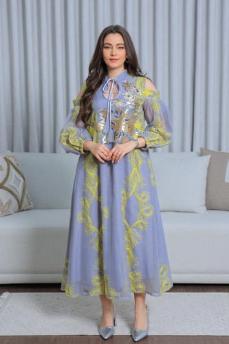 جلابيه ميد بكلفه بالصدر