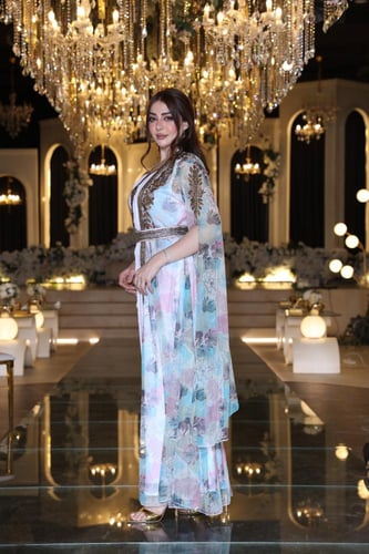 جلابيه تل سهره موردة شك يدوي