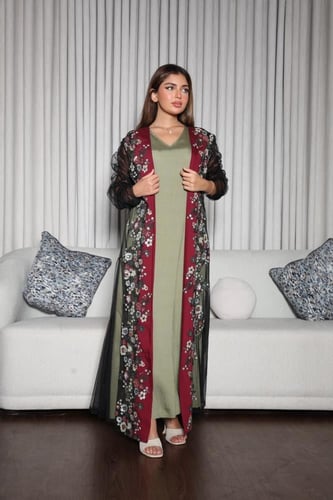 جلابية قطعتين بكلفه