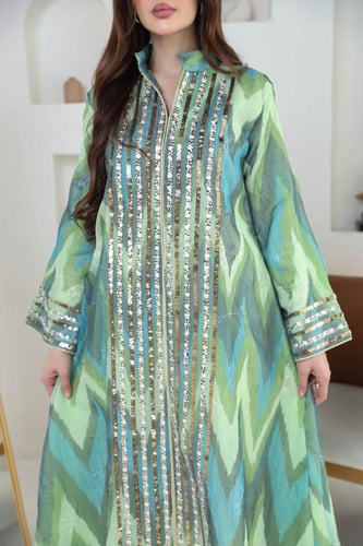 جلابيه استقبال بتطريز بالامام