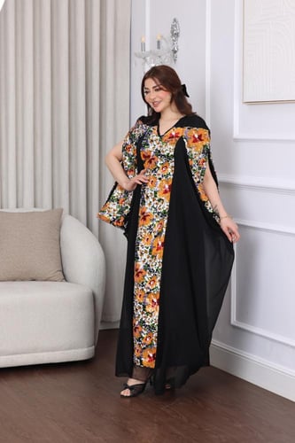 جلابيه استقبال شيفون بكلفه