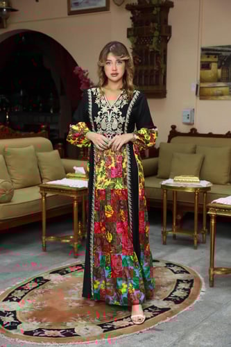 جلابيه شالكي رمضانيه بكلفه بالصدر