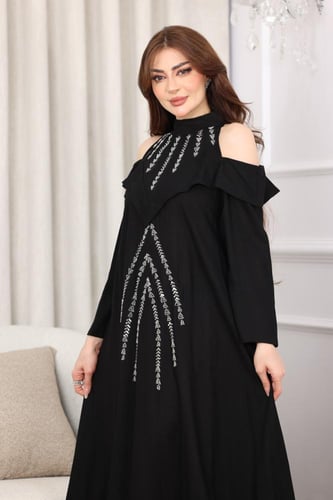 فستان بتطريز يدوي شك