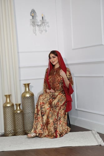 مخوار بتطريز يدوي وطرحه