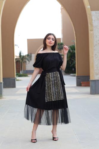 جلابيه بكلفه مطرزه