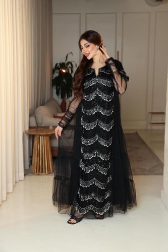 جلابيه للعيد بكلفه مطرزه