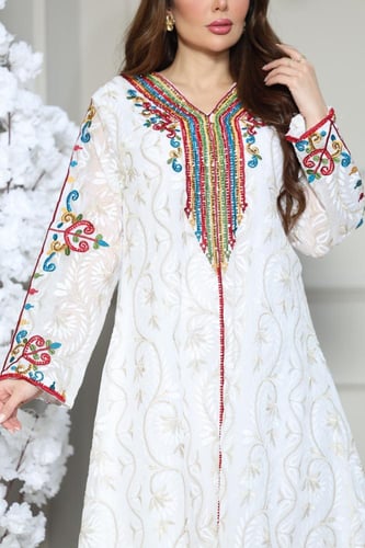 جلابية اورقنزا مزخرفة